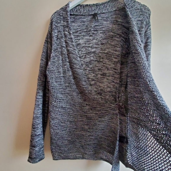 Jessica 3 ways to wear 100% Cotton Cardigan - Heather Grey color small size - Picture 5 of 12